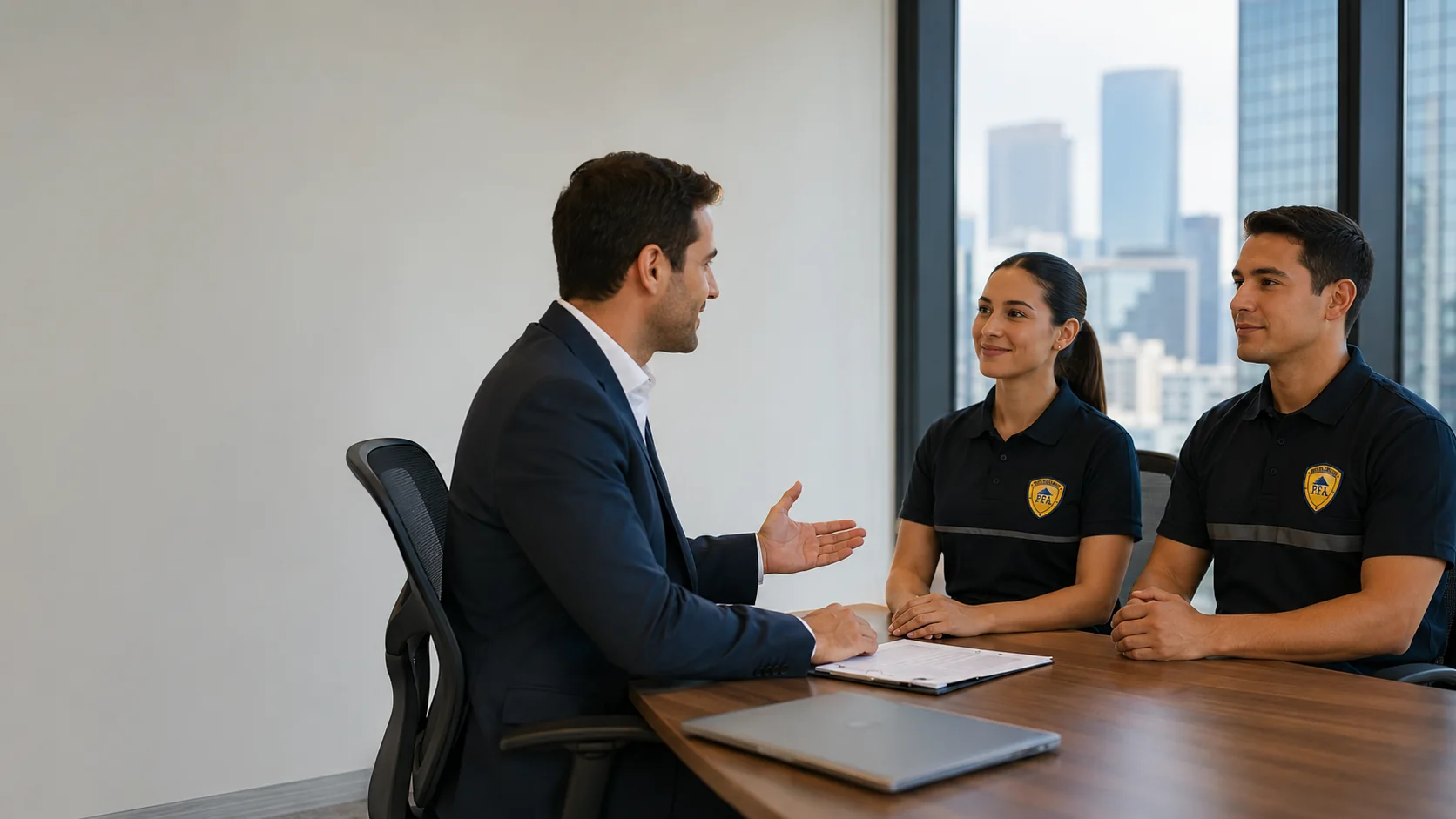 Reunión de selección y coordinación de personal de Seguridad PFA.